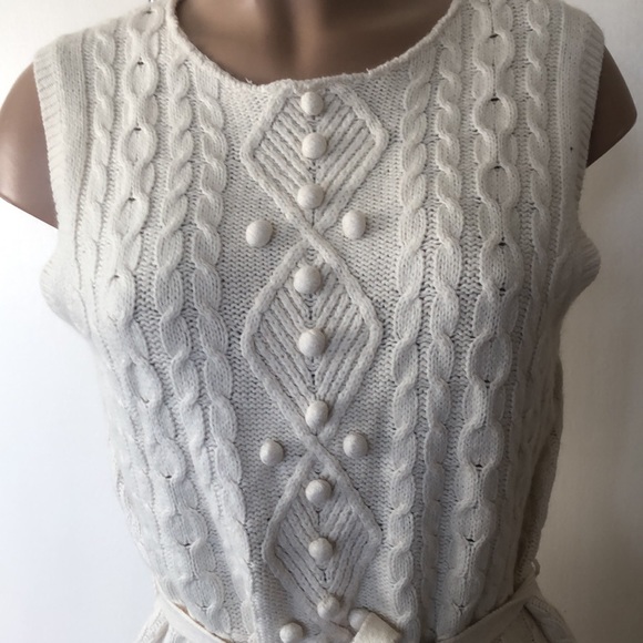GEOGE ME by Mark Eisen cable Knitted women’s Sweater Vest size 12/14”. ( XL”) - Picture 2 of 13